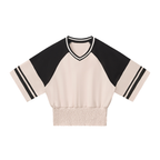 Women's Color Block Ruched T-Shirt