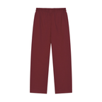 Solid Color Straight-Leg Sweatpants