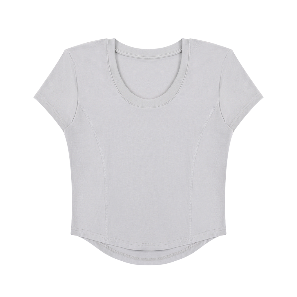 Women's Paneled Crop T-Shirt