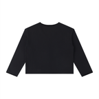 Women's Raw Hem Long Sleeve T-Shirt