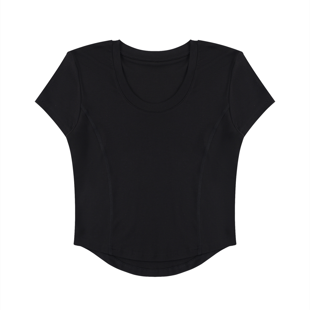 Women's Paneled Crop T-Shirt