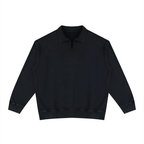 Unisex Vintage Wash Collared Sweatshirt