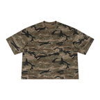 Unisex Boxy Camo Print T-Shirt