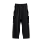 Side Stripe Straight-Leg Pants