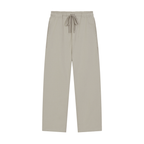 Solid Color Straight-Leg Sweatpants