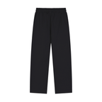 Solid Color Straight-Leg Sweatpants
