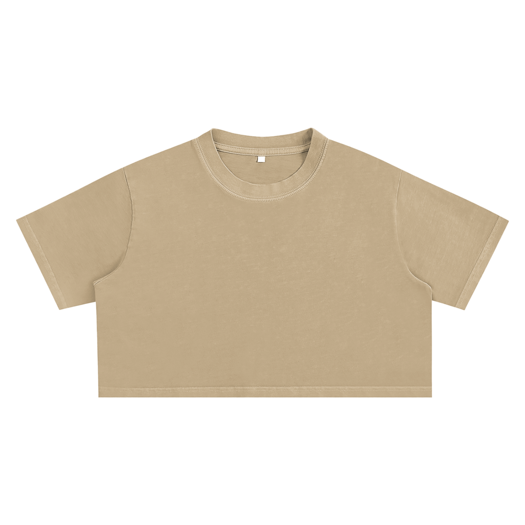 Snow Washed Crop Top