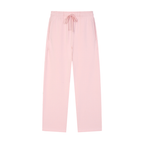 Solid Color Straight-Leg Sweatpants