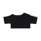 Women's Off-the-Shoulder Crop T-Shirt