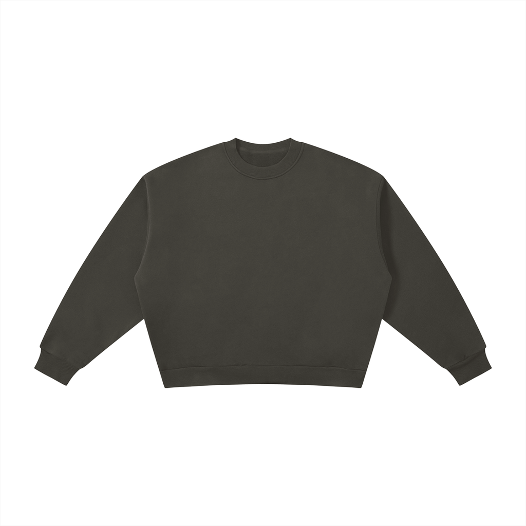 Boxy Fleece Crewneck Sweatshirt