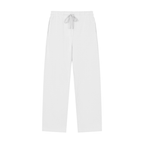 Solid Color Straight-Leg Sweatpants