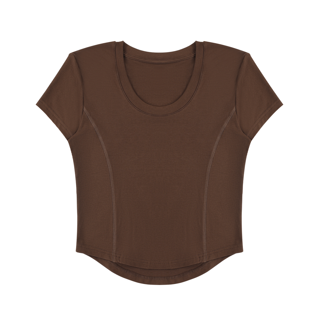 Women's Paneled Crop T-Shirt