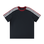 Unisex Colorblock Striped T-Shirt