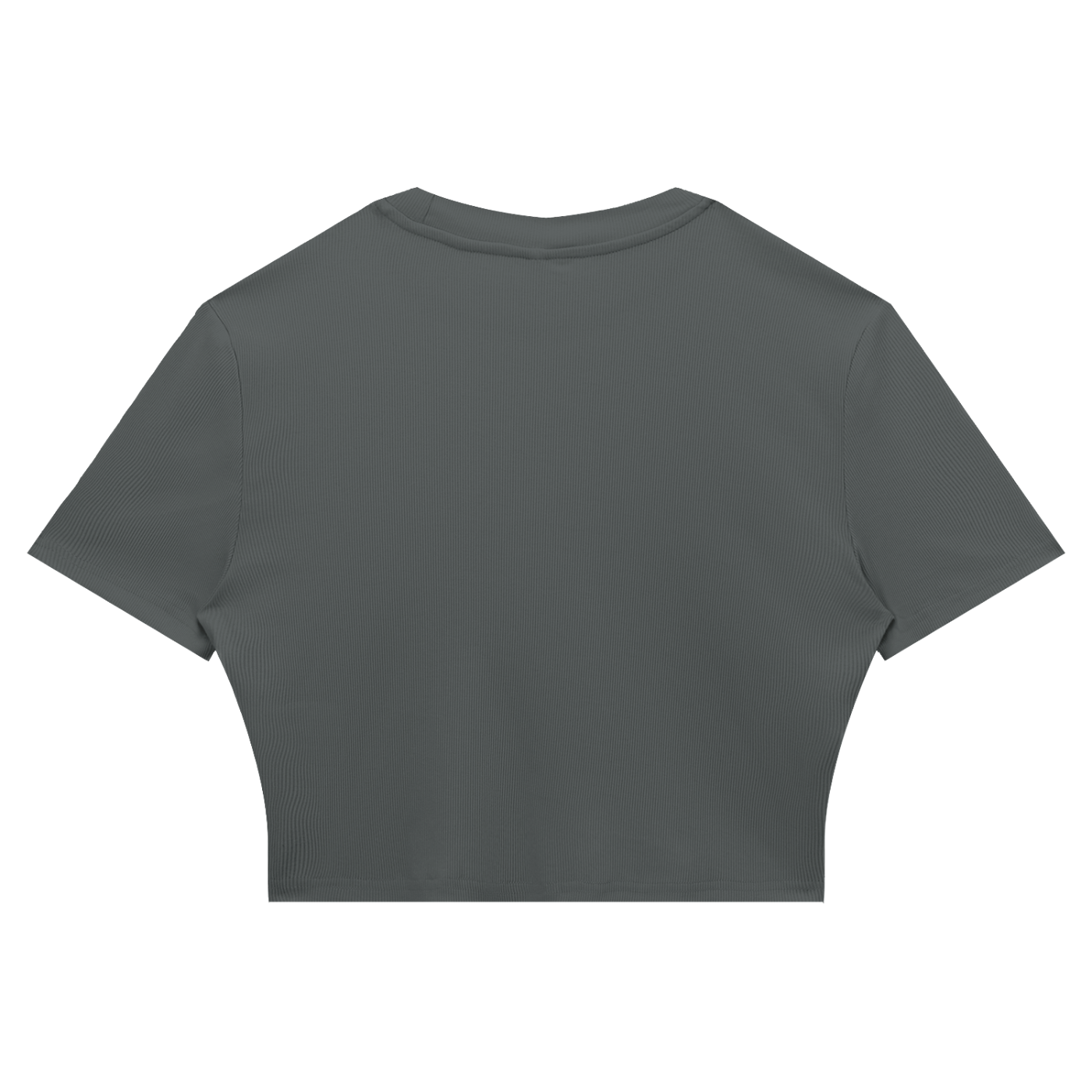Women's Slim Ribbed Crop T-Shirt