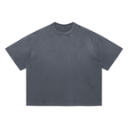 Vintage Washed Distressed Boxy Oversized T-Shirt