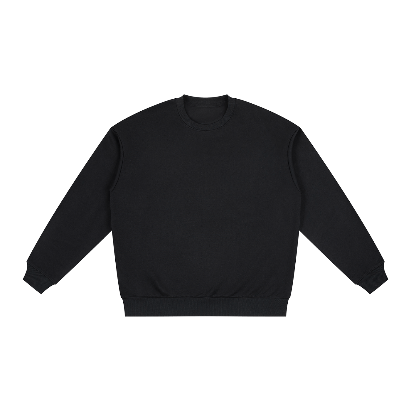 Oversized Drop Shoulder Crewneck Sweatshirt