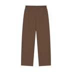Solid Color Straight-Leg Sweatpants