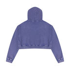 Women’s Mineral Washed Crop Hoodie