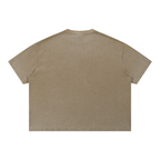 Unisex Vintage Wash Sunfade Boxy Waffle T-Shirt