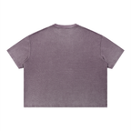 Unisex Vintage Wash Sunfade Boxy Waffle T-Shirt