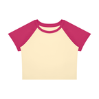 Women’s Raglan Color Block Baby T-Shirt