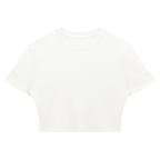 Women's Slim Ribbed Crop T-Shirt