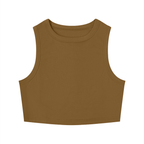 Women's Tight Crewneck Crop Tank Top