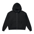 Unisex Drop Shoulder Full Zip Hoodie