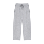 Solid Color Straight-Leg Sweatpants