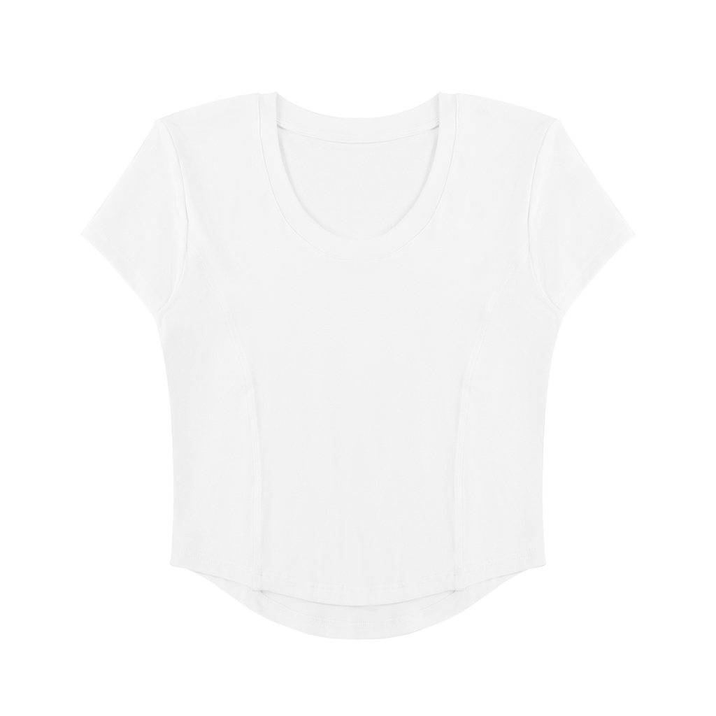 Women's Paneled Crop T-Shirt