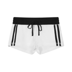 Women's Contrast Stripe Track Shorts