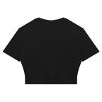 Women's Slim Ribbed Crop T-Shirt