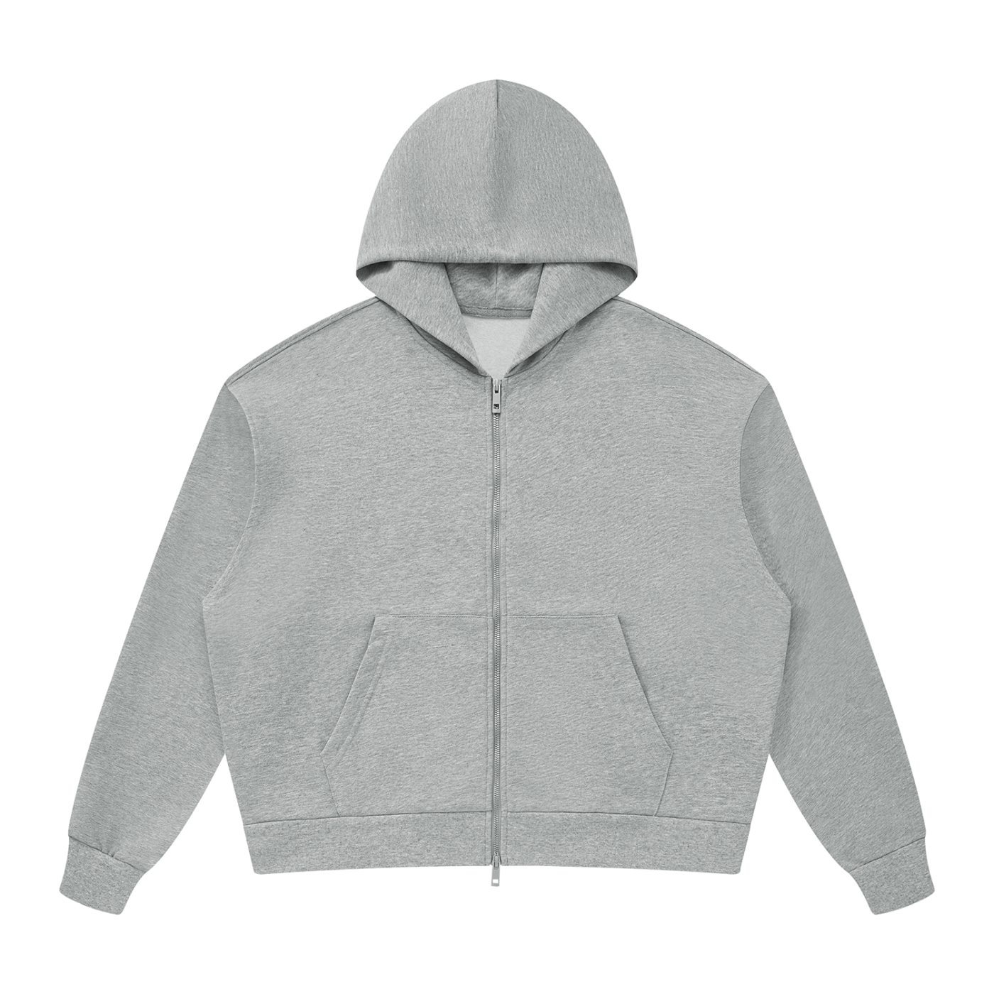 Unisex Drop Shoulder Full Zip Hoodie