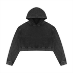 Women’s Mineral Washed Crop Hoodie