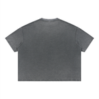 Unisex Vintage Wash Sunfade Boxy Waffle T-Shirt