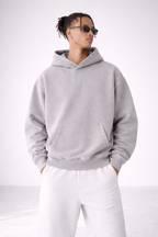 Snow Wash Fleece Oversize Hoodie