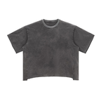 Raw Edge Snow Washed Boxy T-Shirt