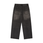 Vintage Wash Heavyweight Denim Jeans