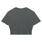 Women's Slim Ribbed Crop T-Shirt