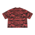 Unisex Boxy Camo Print T-Shirt