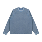 Unisex Vintage Wash Boxy  Waffle T-Shirt