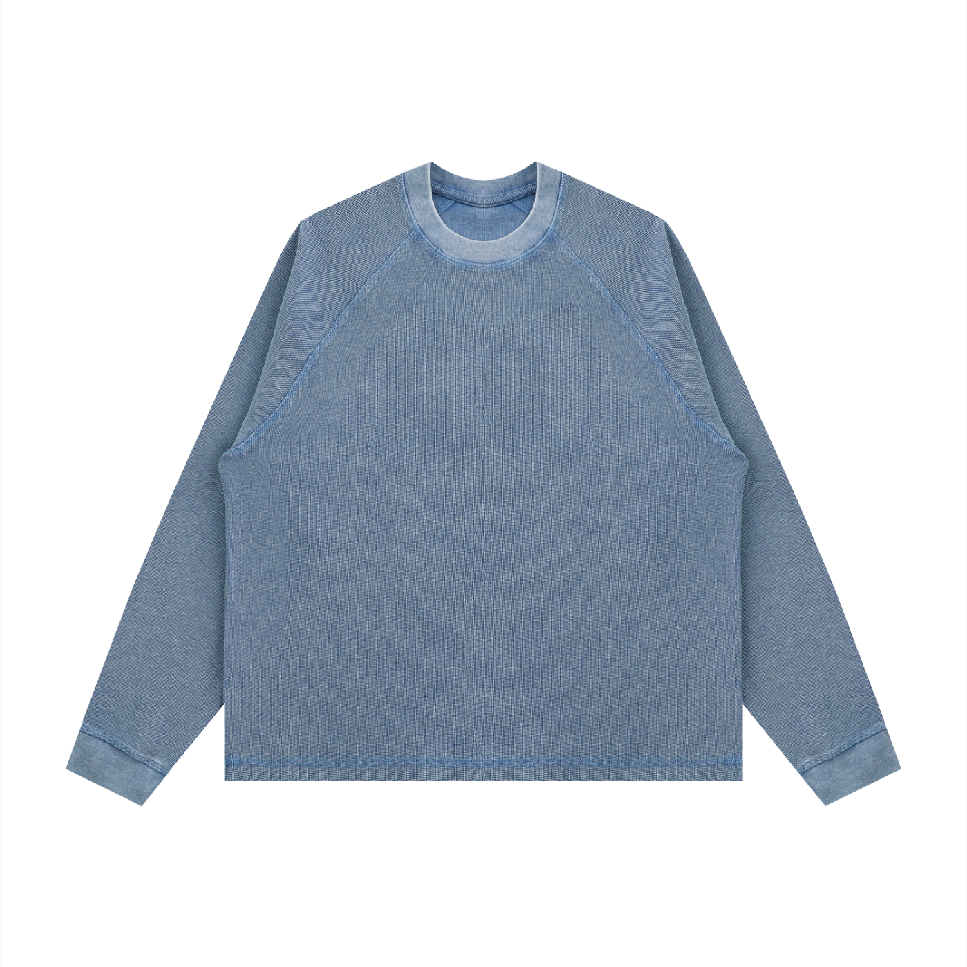 Unisex Vintage Wash Boxy  Waffle T-Shirt