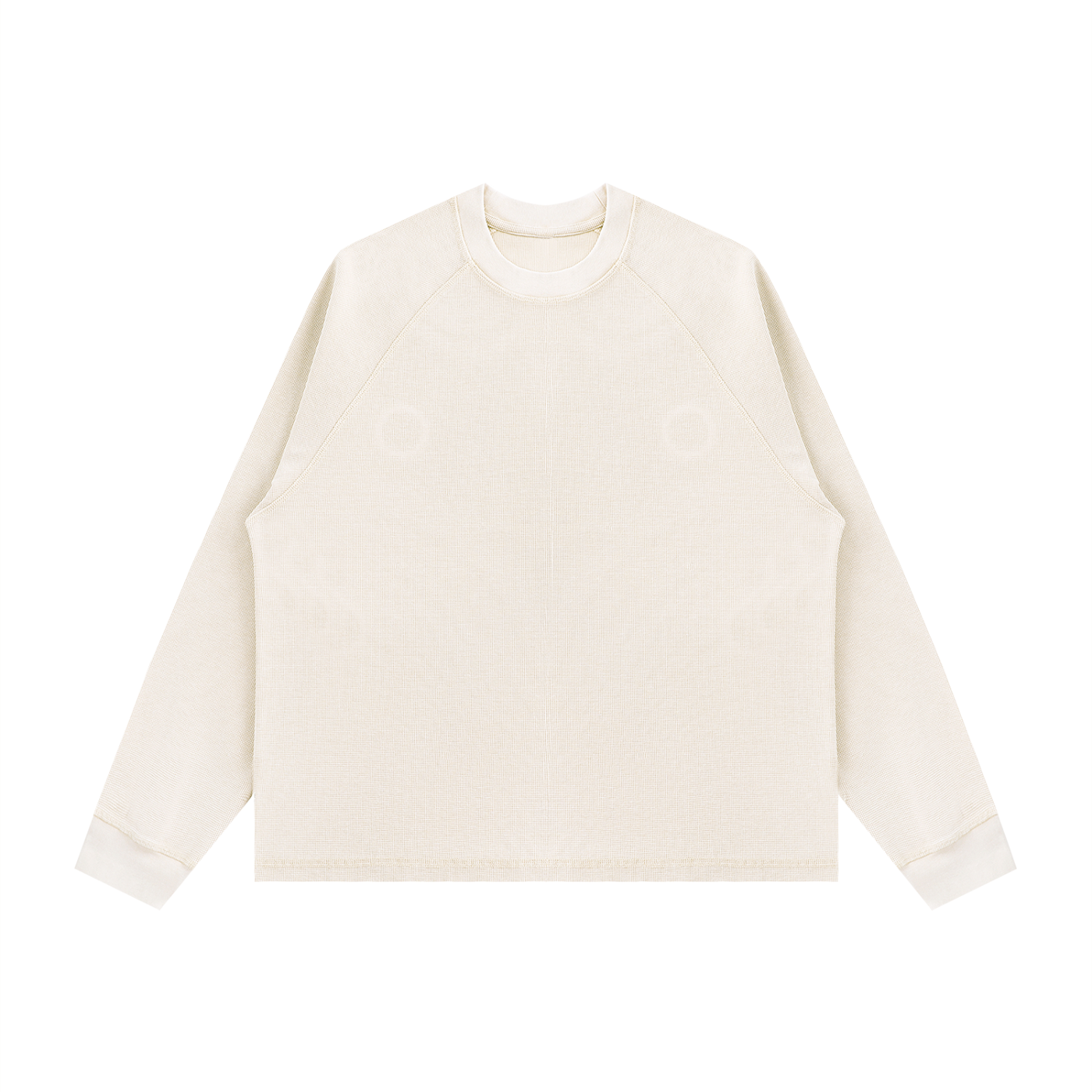 Unisex Vintage Wash Boxy  Waffle T-Shirt