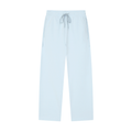 Solid Color Straight-Leg Sweatpants