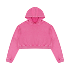 Women’s Mineral Washed Crop Hoodie