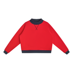 Women’s Mock Neck Crewneck Sweatshirt