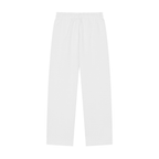 Solid Color Straight-Leg Sweatpants