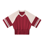 Women's Color Block Ruched T-Shirt