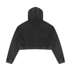 Women’s Mineral Washed Crop Hoodie