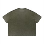 Unisex Vintage Wash Sunfade Boxy Waffle T-Shirt